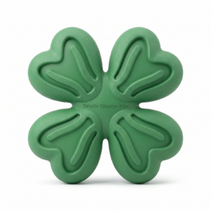 Teresita Discount II Inc Heavy-Duty Clover Rubber Dog Chew Toy - Green